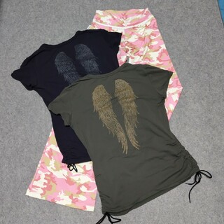 桜様専用）mikano パンツ+ Tシャツ2枚 合計3点セット(トレーニング用品)