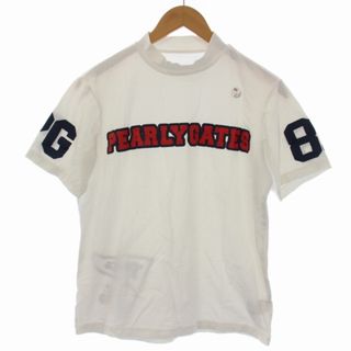 パーリーゲイツ(PEARLY GATES)のPEARLY GATES ゴルフウェア Tシャツ カットソー 半袖 L 白(Tシャツ/カットソー(半袖/袖なし))