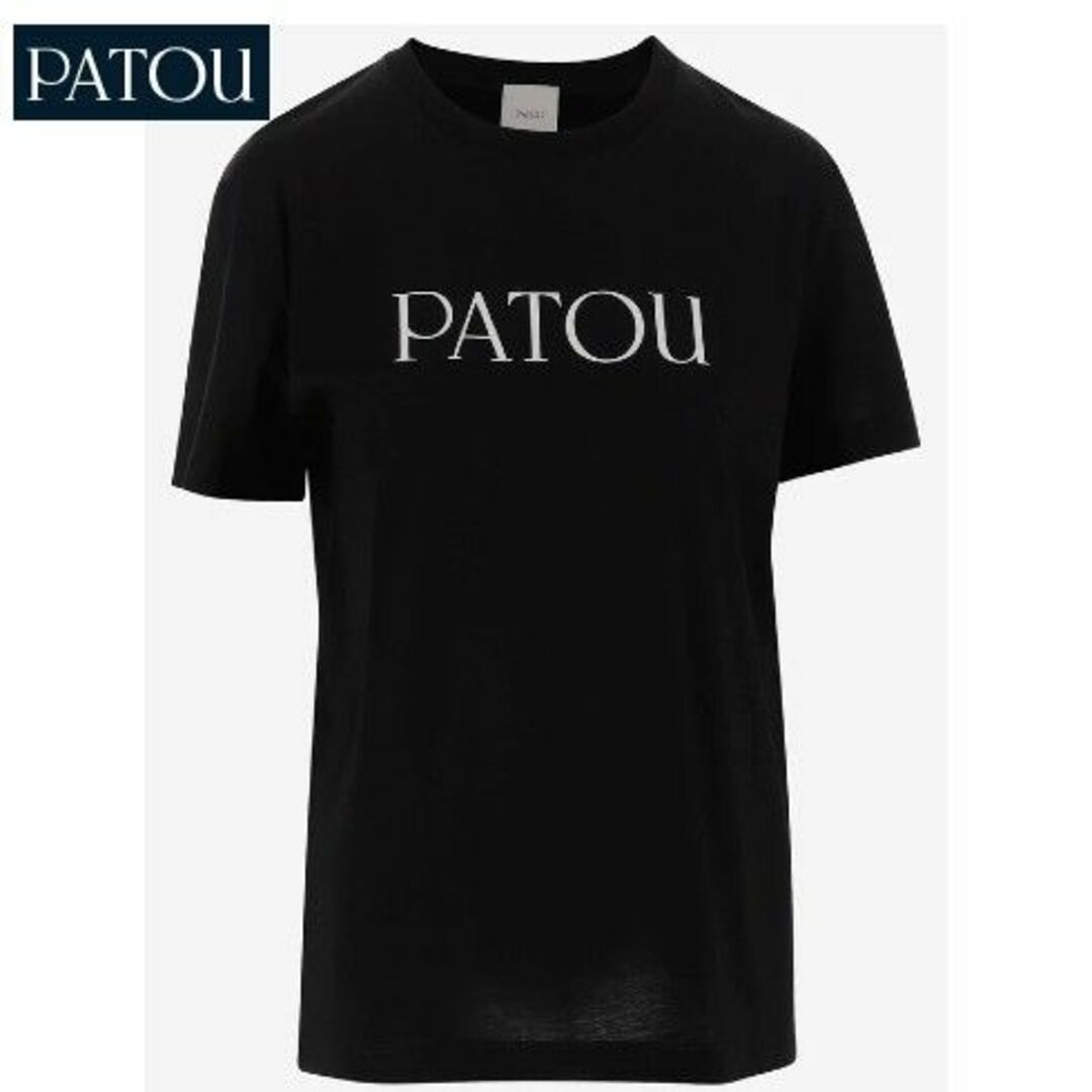 新品サイズS】PATOU(パトゥ)ロゴ入りTシャツ(黒)送料込み 新品サイズS】PATOU(パトゥ)ロゴ入りTシャツ(黒)送料込み