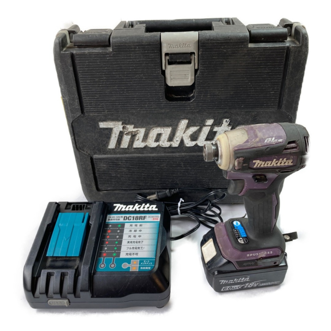 MAKITA マキタ 18V 充電式インパクトドライバ （バッテリ1個・充電器