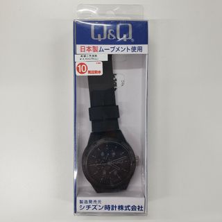 シチズン(CITIZEN)の※電池切れシチズン ブラック VS54-009 10気圧防水 Q&Q 腕時計(腕時計(アナログ))