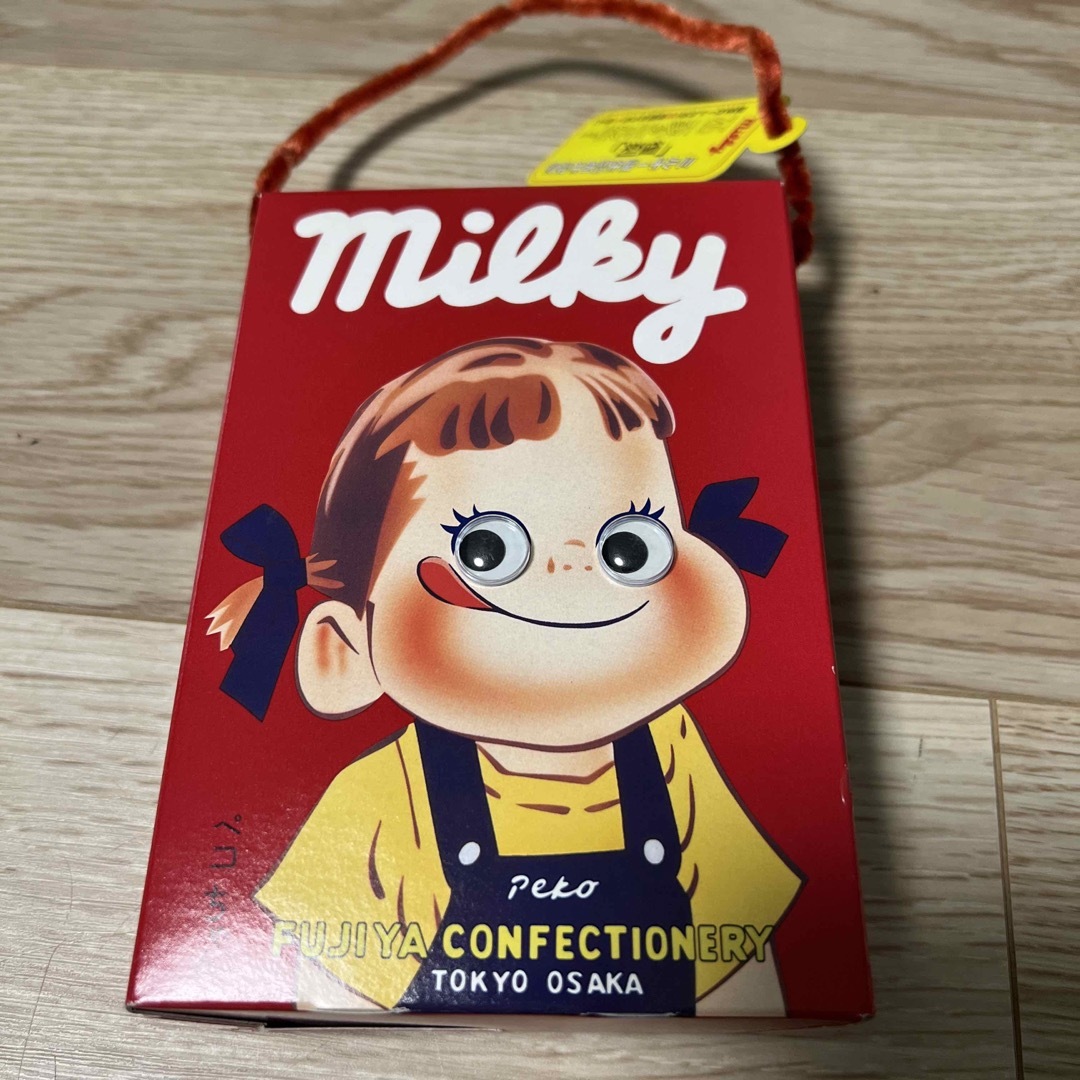 不二家のペコちゃん＊ミルキー誕生50周年記念・手提げ、ミルキー