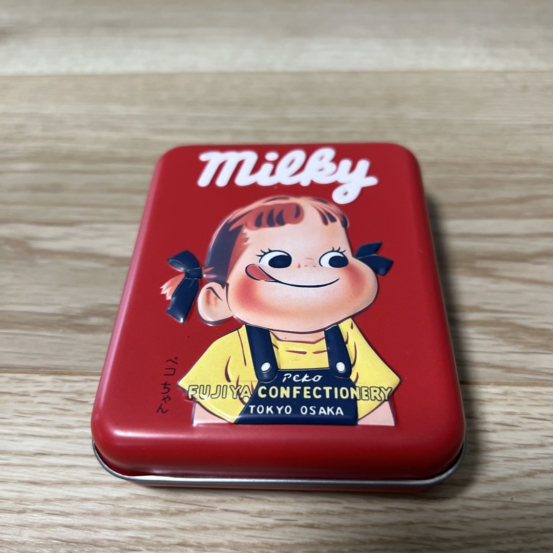 不二家のペコちゃん＊ミルキー誕生50周年記念・手提げ、ミルキー