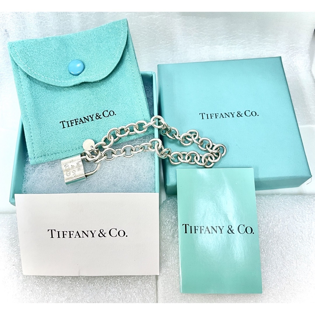 Tiffany & Co.(ティファニー)の★希少★クリーニング済★ティファニー 可動式 南京錠 パドロック ブレスレット★ レディースのアクセサリー(ブレスレット/バングル)の商品写真