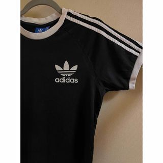 アディダス(adidas)のadidas リンガーTシャツ ブラック(Tシャツ(半袖/袖なし))