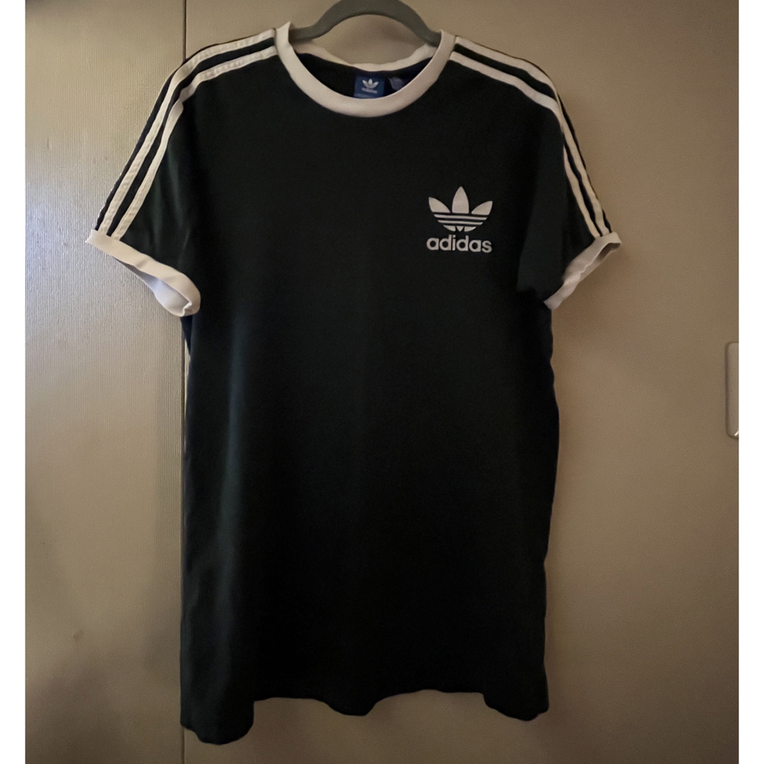 adidas(アディダス)のadidas リンガーTシャツ　グリーン メンズのトップス(Tシャツ/カットソー(半袖/袖なし))の商品写真