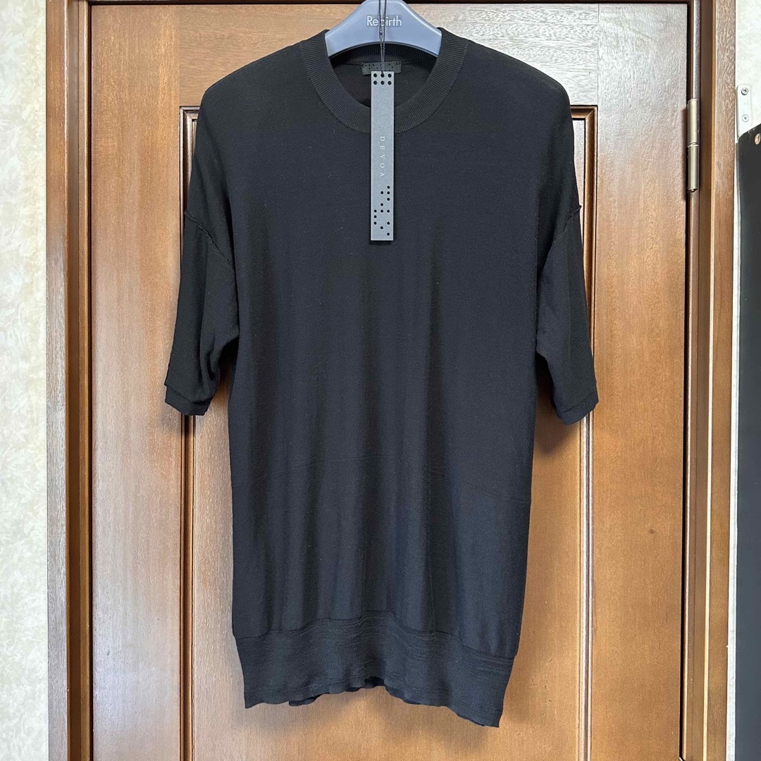Tシャツ/カットソー(半袖/袖なし)DEVOA ルーズフィット ショートスリーブ ニット シルク/コットン サイズ1