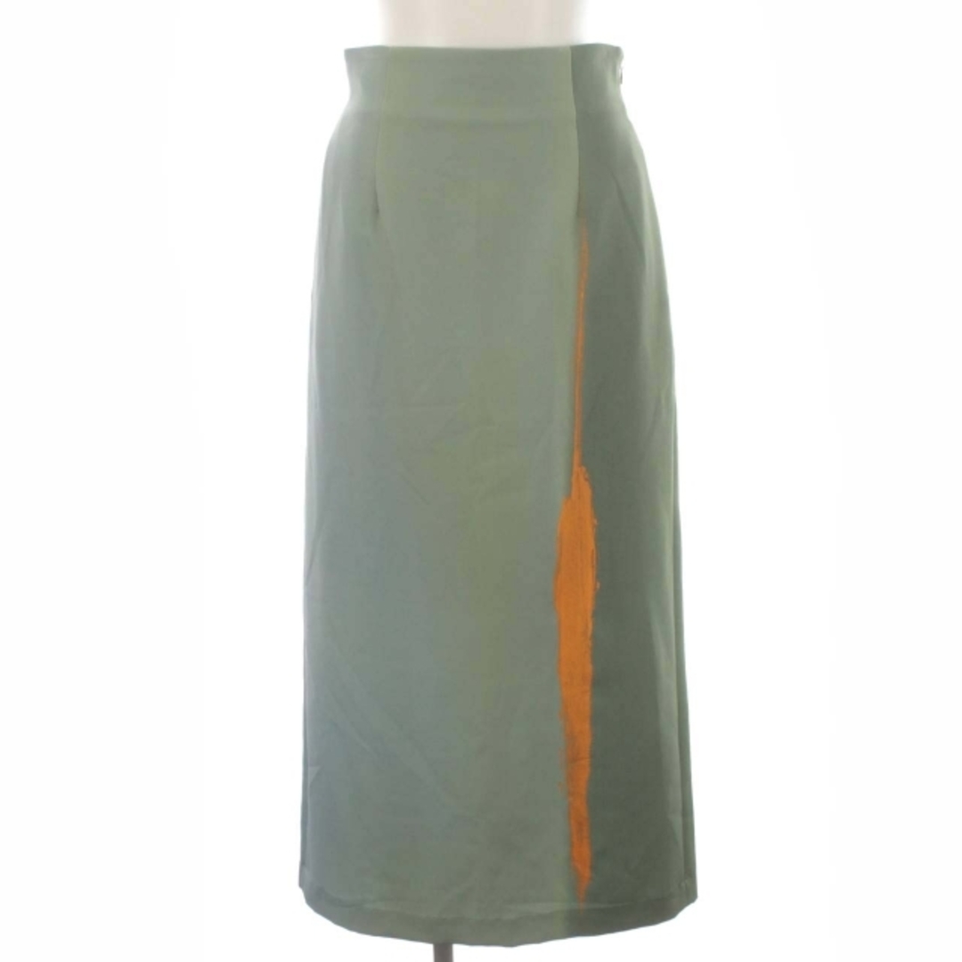 64cmヒップアメリヴィンテージ 22SS SUNSET ART PAINT SKIRT