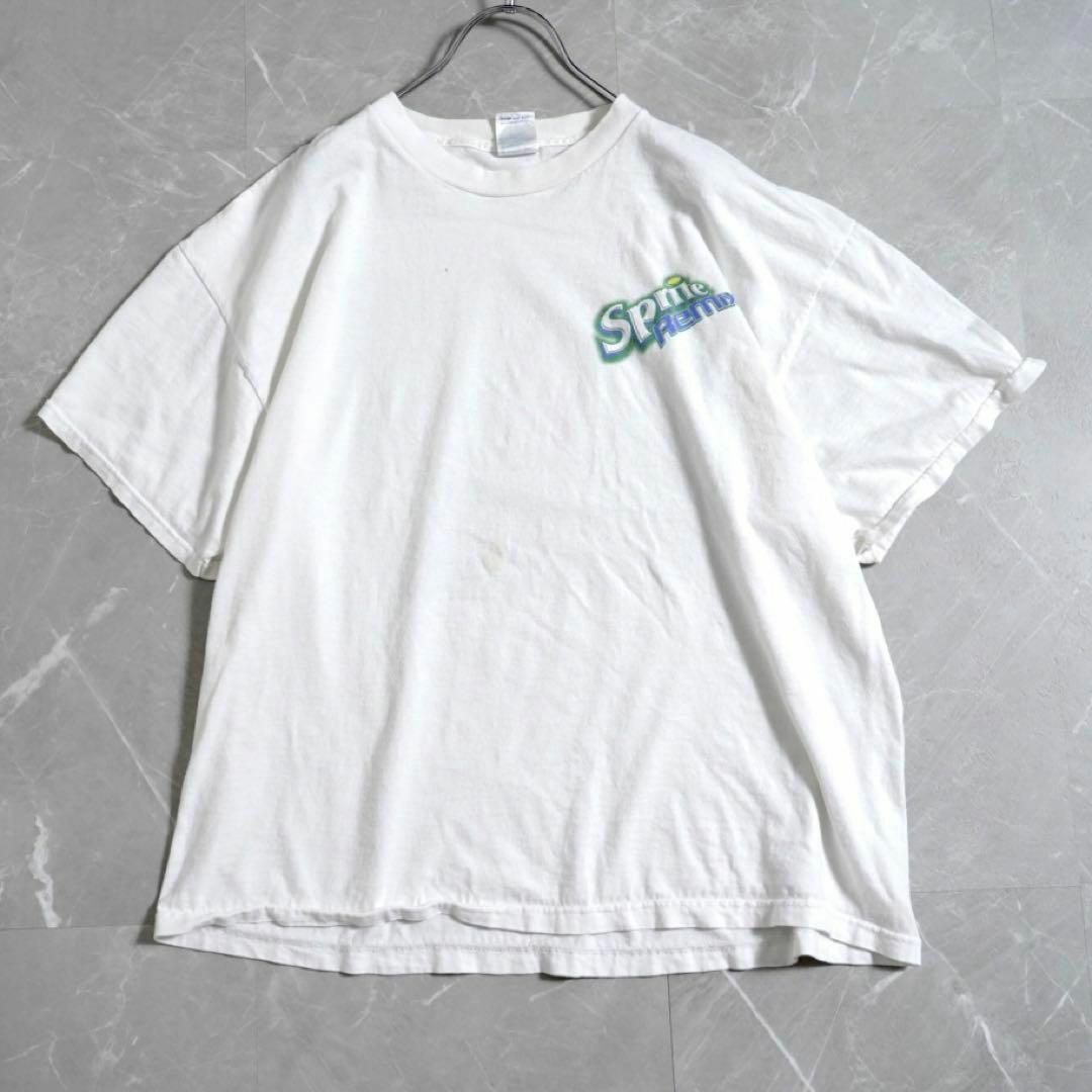 希少　デルタ　プリントTシャツ　スプライト　XLサイズ　白