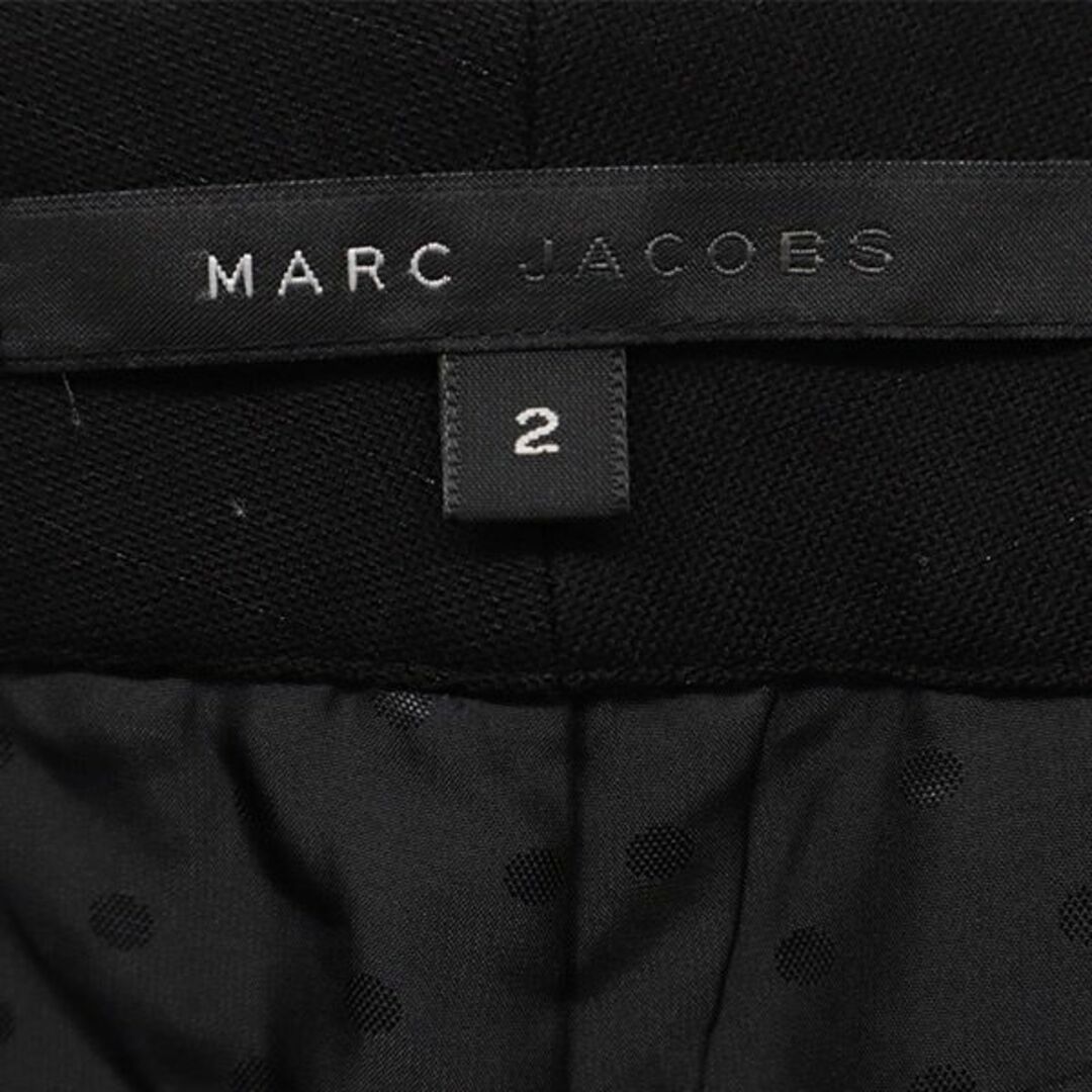 マーク ジェイコブス ストライプ ショートパンツ 2 ブラック MARC JACOBS レディース   【230630】
