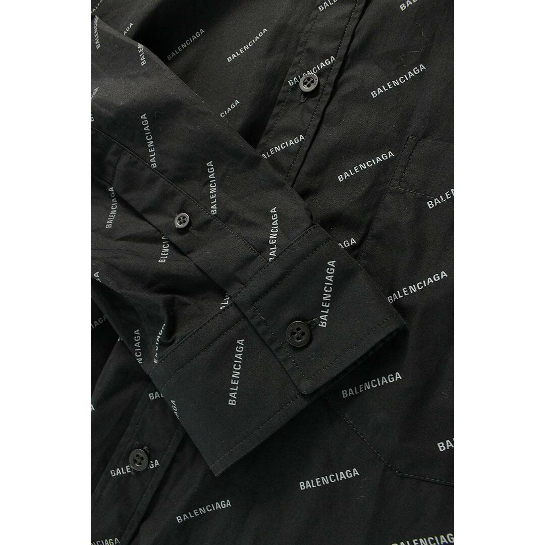 Balenciaga - バレンシアガ 534333 TBL96 ロゴ総柄プリント長袖シャツ