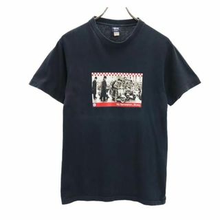 ステューシー 90s 紺タグ オールド USA製 プリント 半袖 Tシャツ S