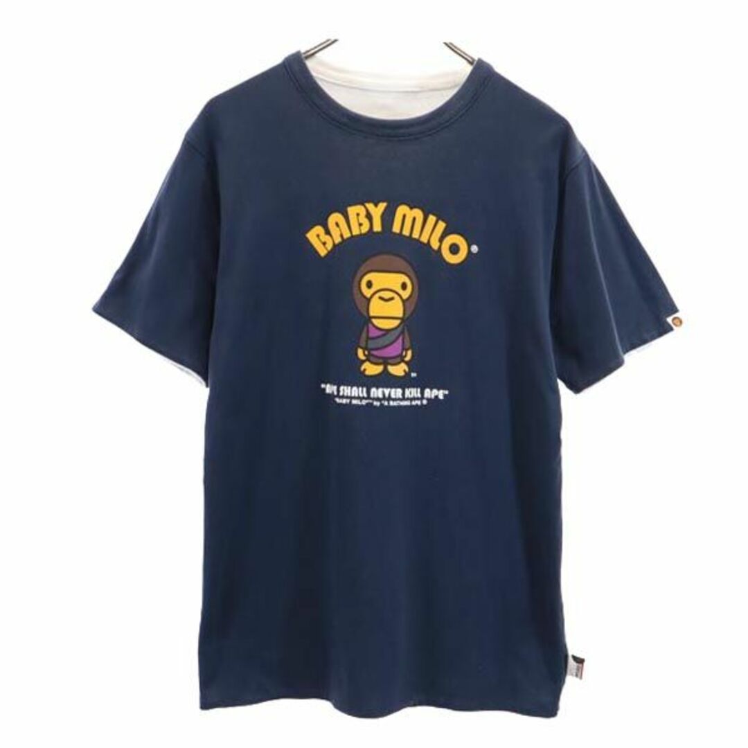 未使用 A BATHING APE リバーシブル Tシャツ Lサイズ