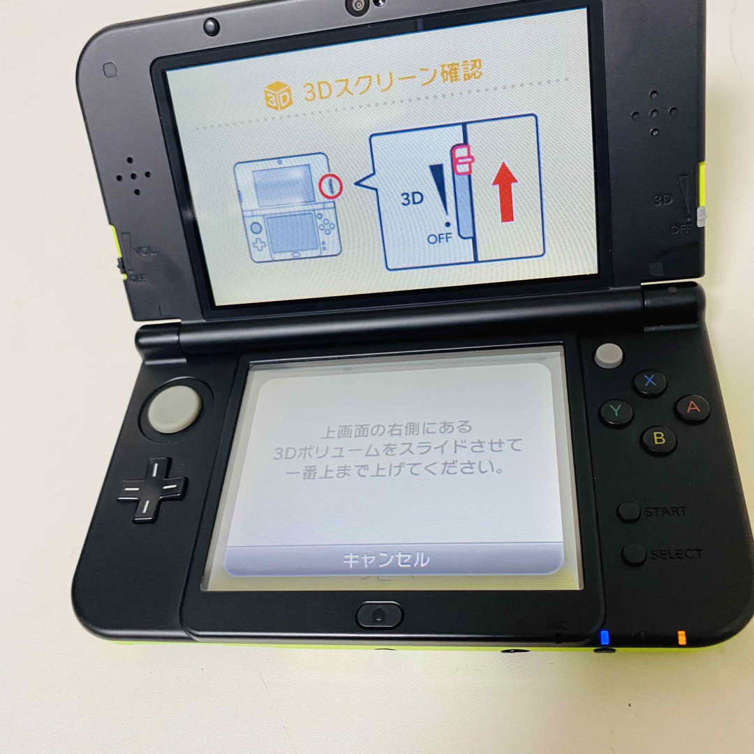 Newニンテンドー3DS LL ライム×ブラック