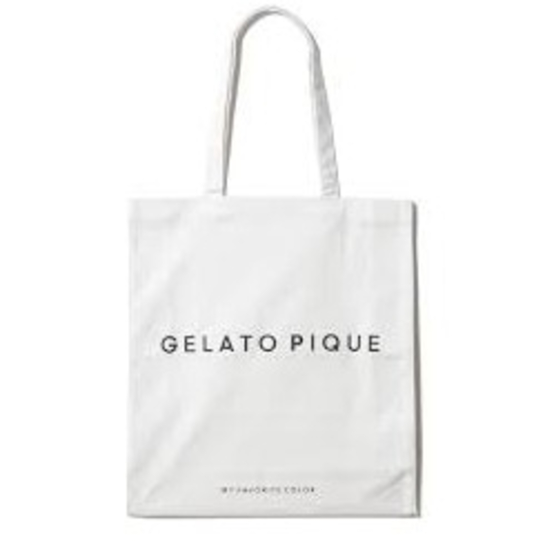 gelato pique(ジェラートピケ)のジェラートピケ　トートバッグ　ホワイト エンタメ/ホビーのコレクション(その他)の商品写真