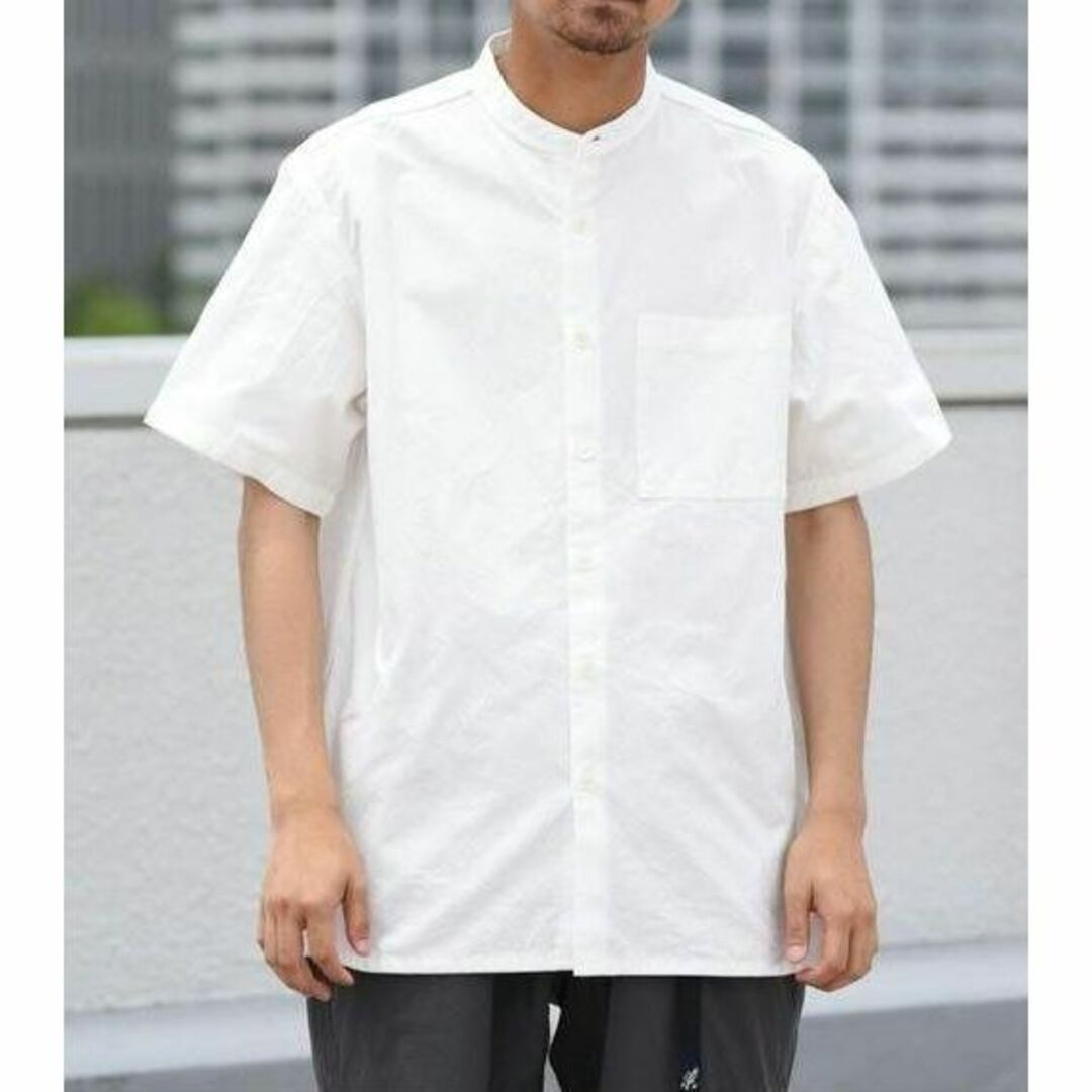 SHIPS(シップス)のMADE IN JAPAN ガーメントダイ トリプルステッチ バンドカラーシャツ メンズのトップス(シャツ)の商品写真