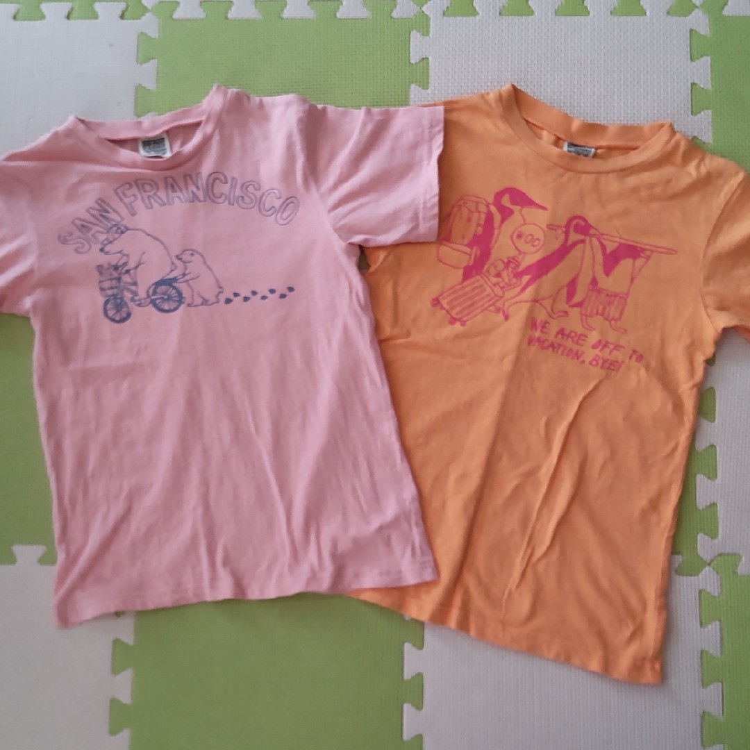 F.O.KIDS(エフオーキッズ)のF.O.KIDS Ｔシャツ２枚セット 140 キッズ/ベビー/マタニティのキッズ服女の子用(90cm~)(Tシャツ/カットソー)の商品写真