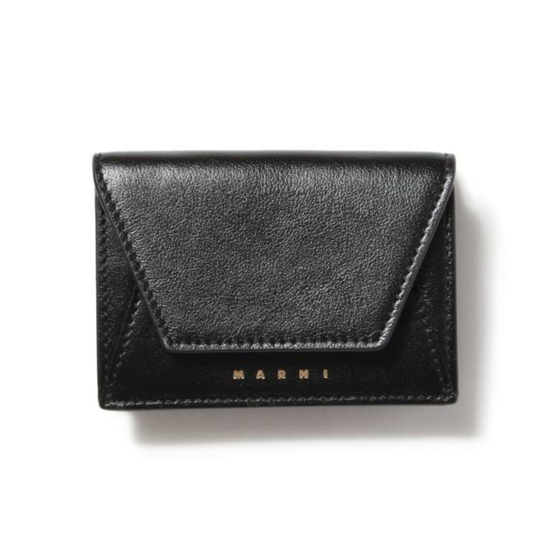 【新品未使用】 MARNI マルニ 財布 三つ折り財布 ブラウン TRIFOLD WALLET PFMO0056U1P2644