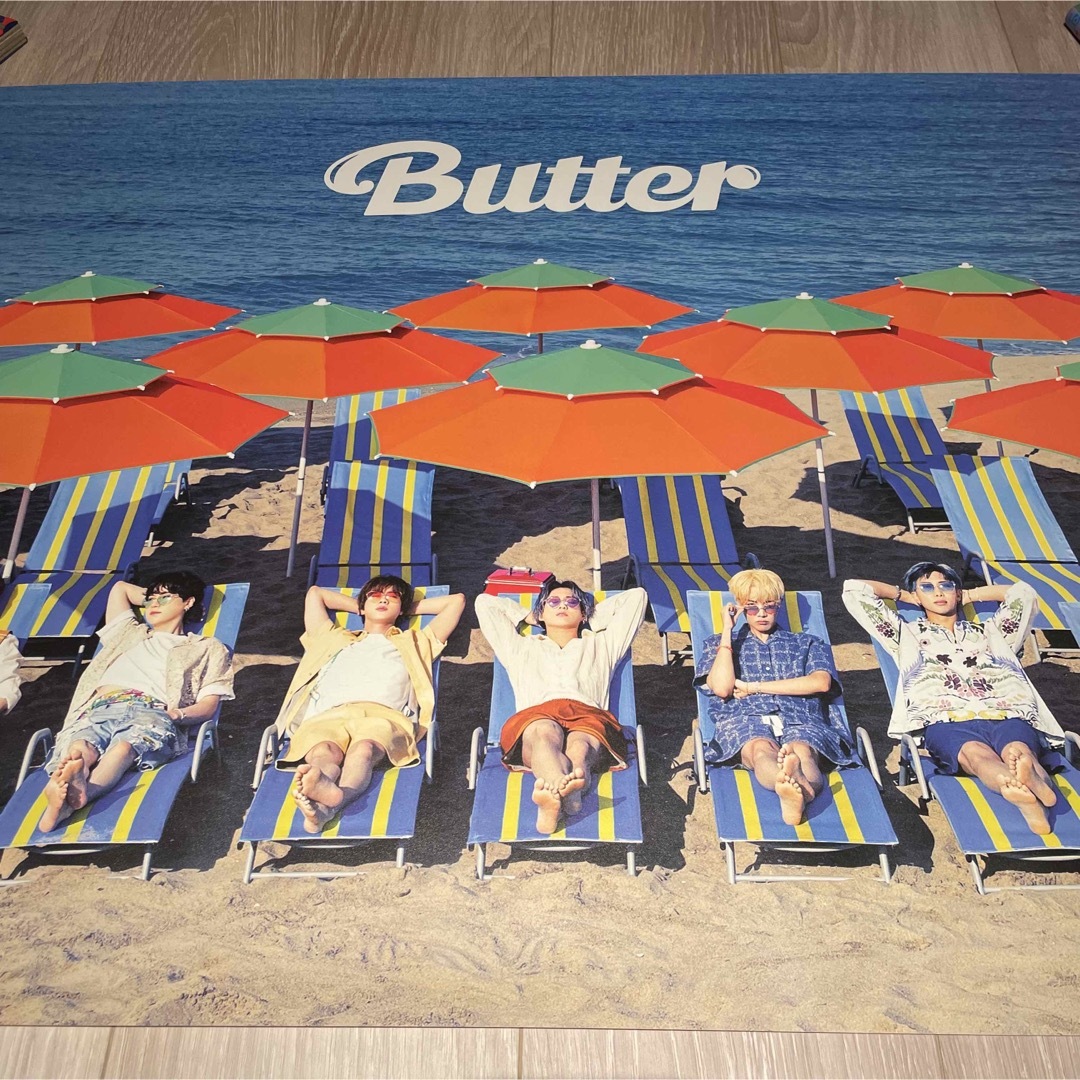 防弾少年団(BTS)(ボウダンショウネンダン)のBTS ポスター butter mos7 6枚セット エンタメ/ホビーのCD(K-POP/アジア)の商品写真