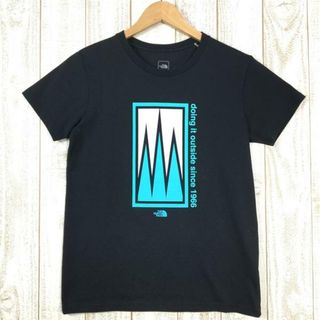 ザノースフェイス(THE NORTH FACE)のWOMENs M  ノースフェイス ショートスリーブ ドゥーイングイットアウトサイド Tシャツ S/S DOING IT OUTSIDE TEE NORTH FACE NTW31903 ブラック系(その他)