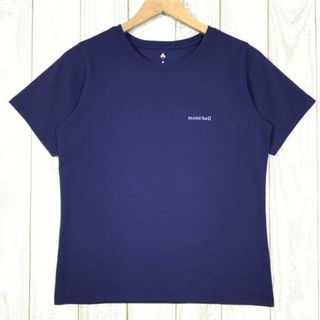 モンベル(mont bell)のWOMENs M  モンベル WIC.T ワンポイントロゴ Tシャツ MONTBELL 1114111 パープル系(その他)