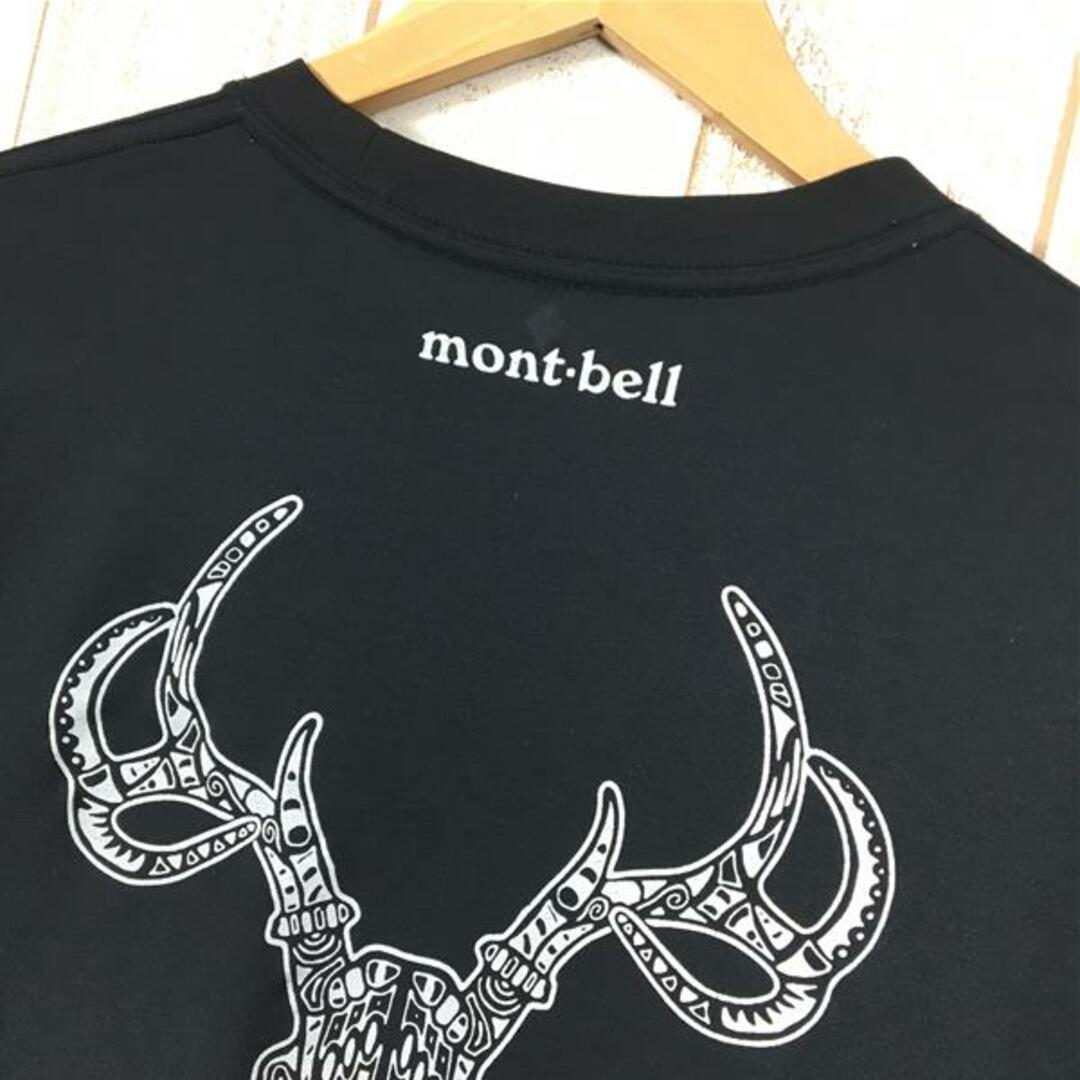 mont bell(モンベル)のUNISEX S  モンベル WIC.T アカシカ Tシャツ 速乾 MONTBELL 1114243 ブラック系 メンズのメンズ その他(その他)の商品写真