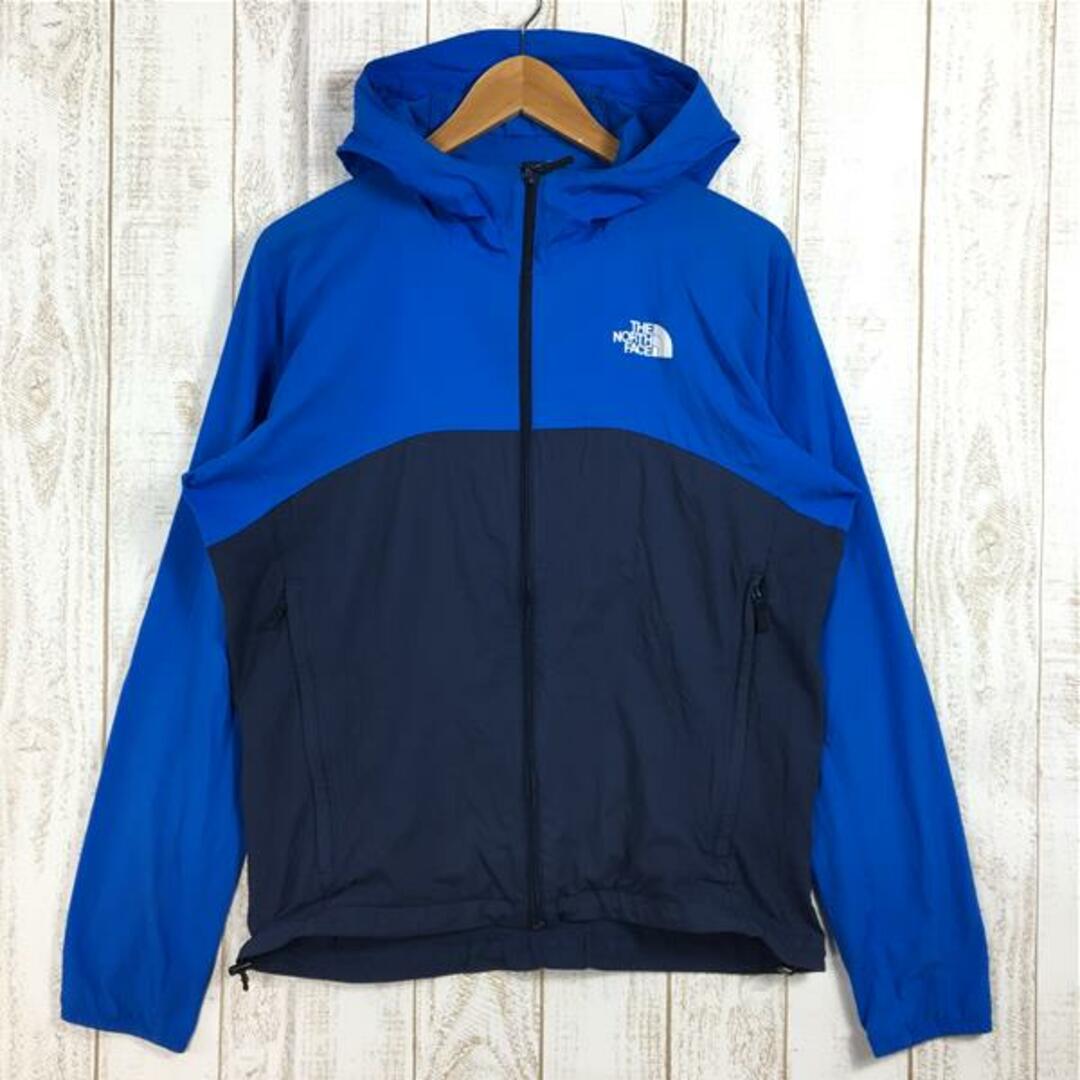 MENs L  ノースフェイス スワローテイル フーディ Swallowtail Hoodie ウィンドシェル ジャケット NORTH FACE NP71520 ブルー系