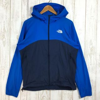 ザノースフェイス(THE NORTH FACE)のMENs L  ノースフェイス スワローテイル フーディ Swallowtail Hoodie ウィンドシェル ジャケット NORTH FACE NP71520 ブルー系(その他)