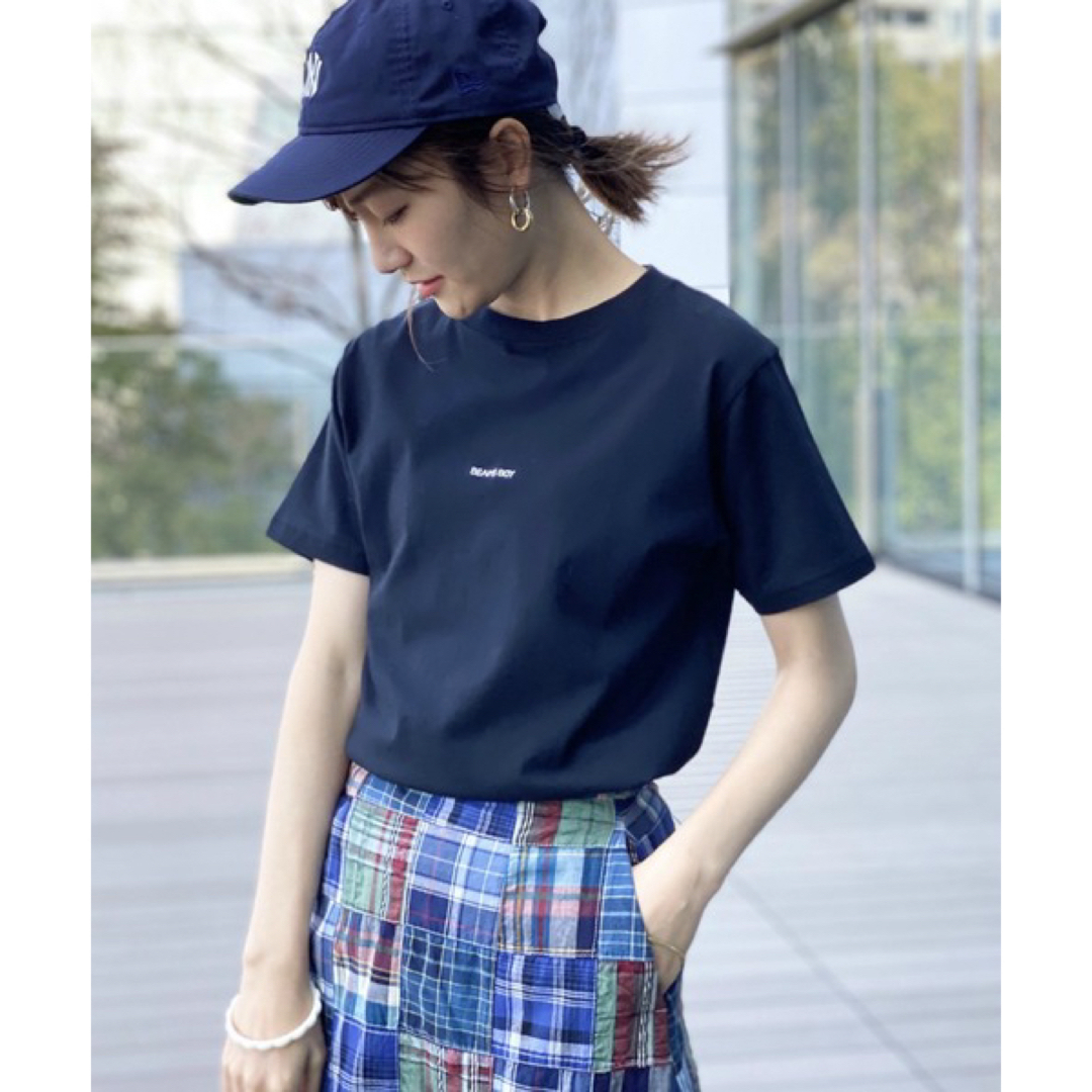 【BEAMS BOY】BEAMS BOY / エンブロイダリー クルー Tシャツ