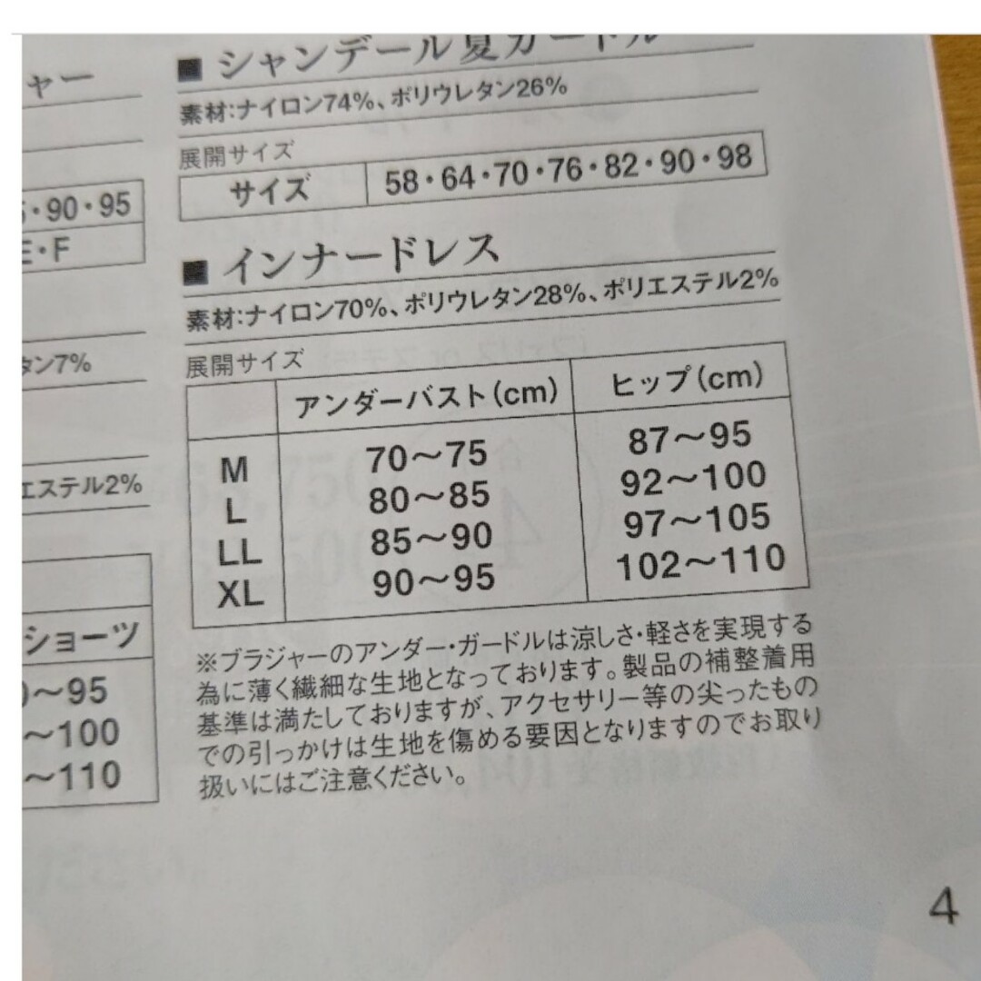 シャンデール インナードレス サファイアブルー レディースの下着/アンダーウェア(その他)の商品写真