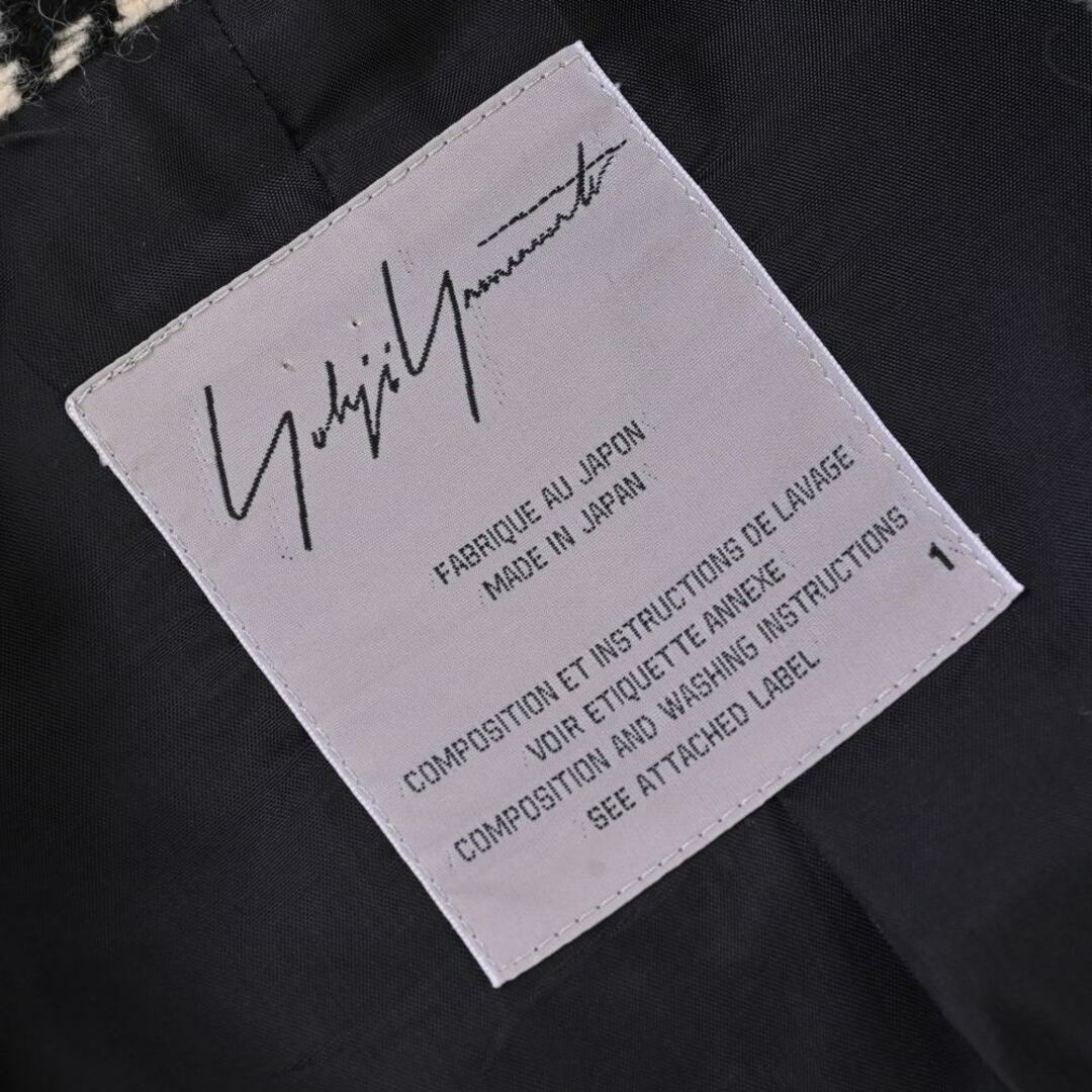 Yohji Yamamoto(ヨウジヤマモト)のYohji Yamamoto 千鳥柄 ウール ダブル コート レディースのジャケット/アウター(その他)の商品写真