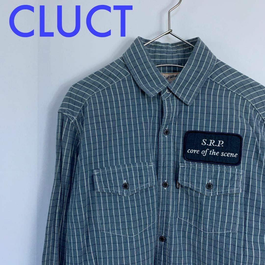 CLUCT(クラクト)のCLUCT クラクト チェック ワークシャツ ワッペン ルード バイカー メンズのトップス(シャツ)の商品写真