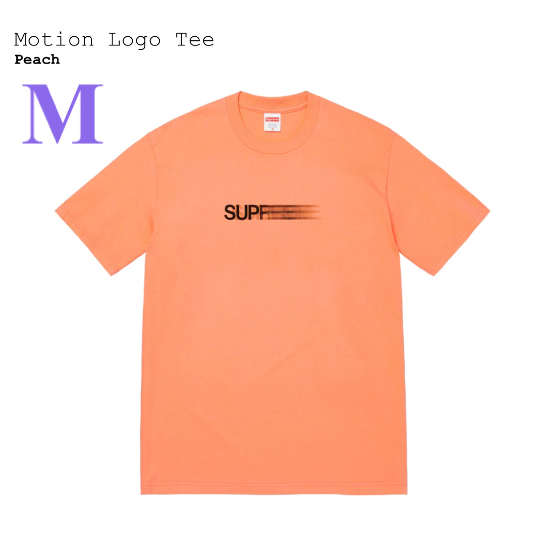 Supreme Motion Logo Tee Peach M シュプリーム