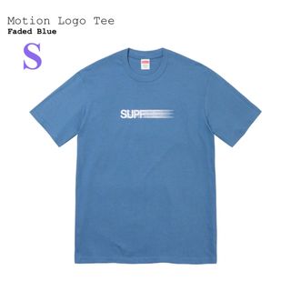 シュプリーム(Supreme)のSupreme Motion Logo Tee Faded Blue Small(Tシャツ/カットソー(半袖/袖なし))