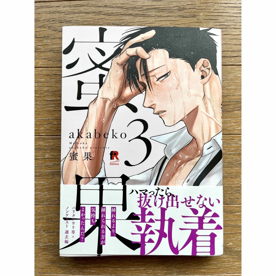 【akabeko】落果、蜜果1〜3巻、コミコミ有償特典小冊子、ペーパー付き エンタメ/ホビーの漫画(ボーイズラブ(BL))の商品写真