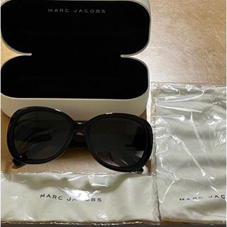 マークジェイコブス(MARC JACOBS)のマークジェイコブス　サングラス　ブラック　付属品付き(サングラス/メガネ)