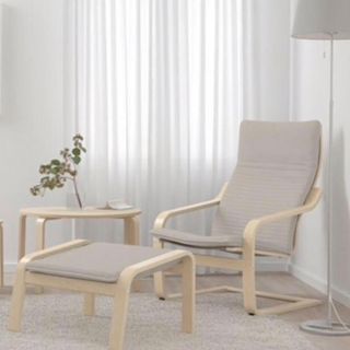 イケア(IKEA)のIKEA POÄNG ポエング　/ ほぼ新品未使用　/引き取り希望(ロッキングチェア)