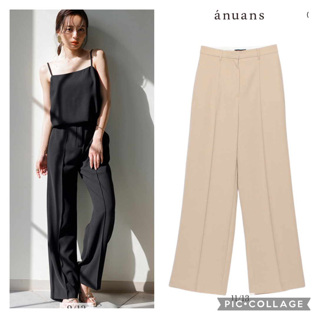 anuans 【23ver.】バックサテンストレートパンツ | フリマアプリ ラクマ anuans 【23ver.】バックサテンストレートパンツ | フリマアプリ ラクマ