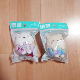 すみっコぐらし、ユニクロ、てのりぬいぐるみセット(ノベルティグッズ)