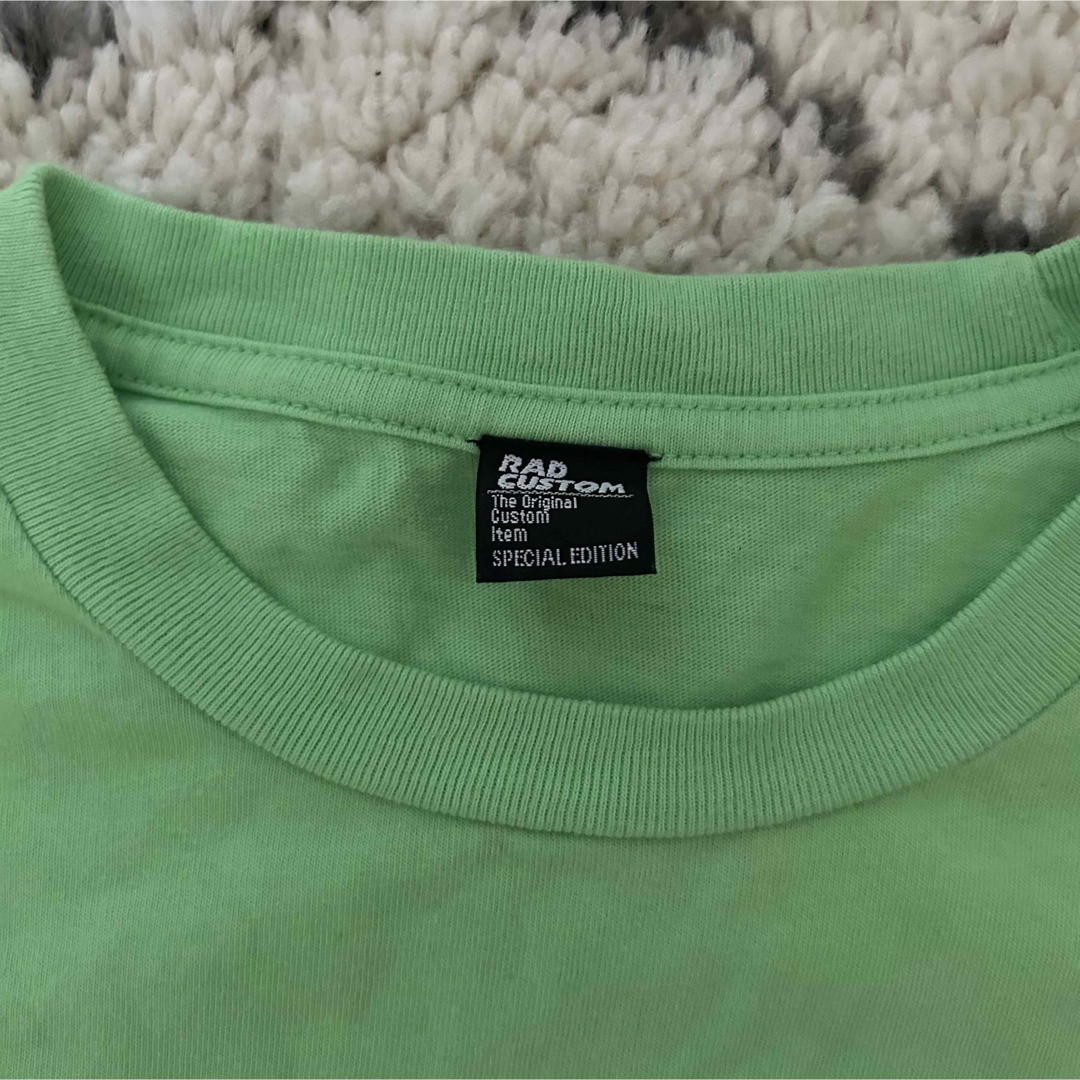 RAD CUSTOM(ラッドカスタム)のRAD CUSTUM ドクロ　グリーン　Tシャツ 160cm キッズ/ベビー/マタニティのキッズ服男の子用(90cm~)(Tシャツ/カットソー)の商品写真