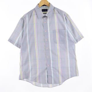 リーバイス(Levi's)の古着 リーバイス Levi's 半袖 チェックシャツ メンズL /eaa349364(シャツ)