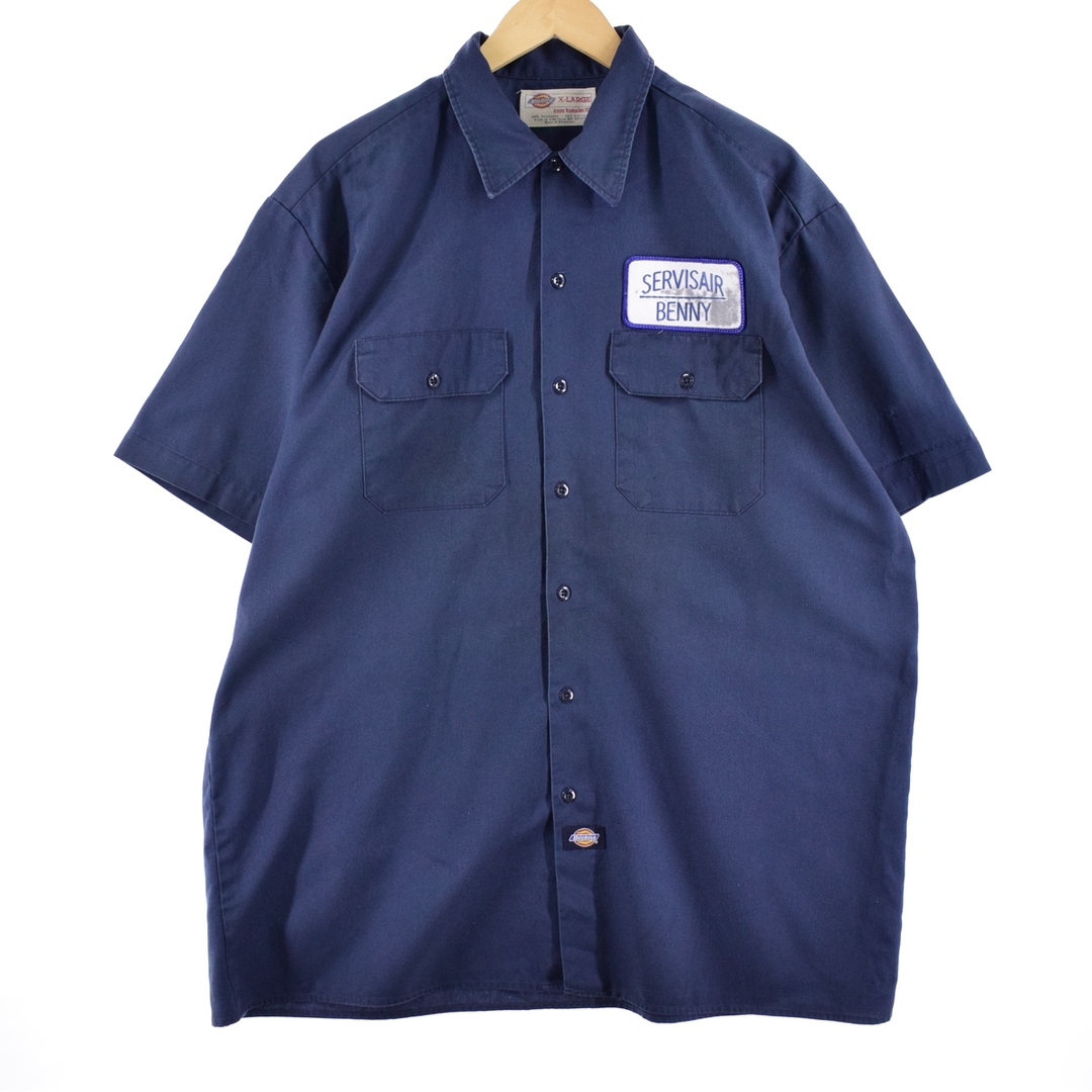 Dickies(ディッキーズ)の古着 ディッキーズ Dickies 半袖 ワークシャツ メンズXXL /eaa349367 メンズのトップス(シャツ)の商品写真