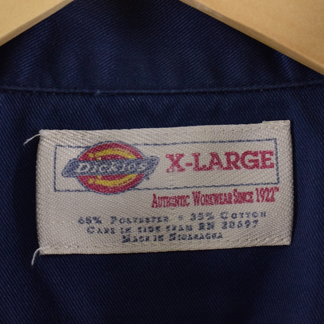 Dickies(ディッキーズ)の古着 ディッキーズ Dickies 半袖 ワークシャツ メンズXXL /eaa349367 メンズのトップス(シャツ)の商品写真