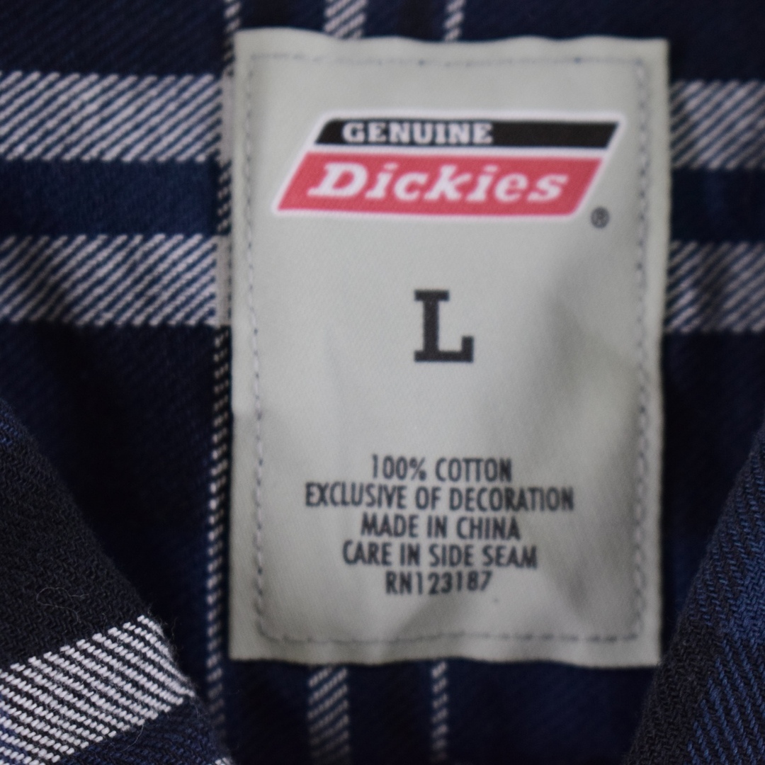 Dickies(ディッキーズ)の古着 ディッキーズ Dickies チェック柄 半袖 ワークシャツ メンズXL /eaa350020 メンズのトップス(シャツ)の商品写真