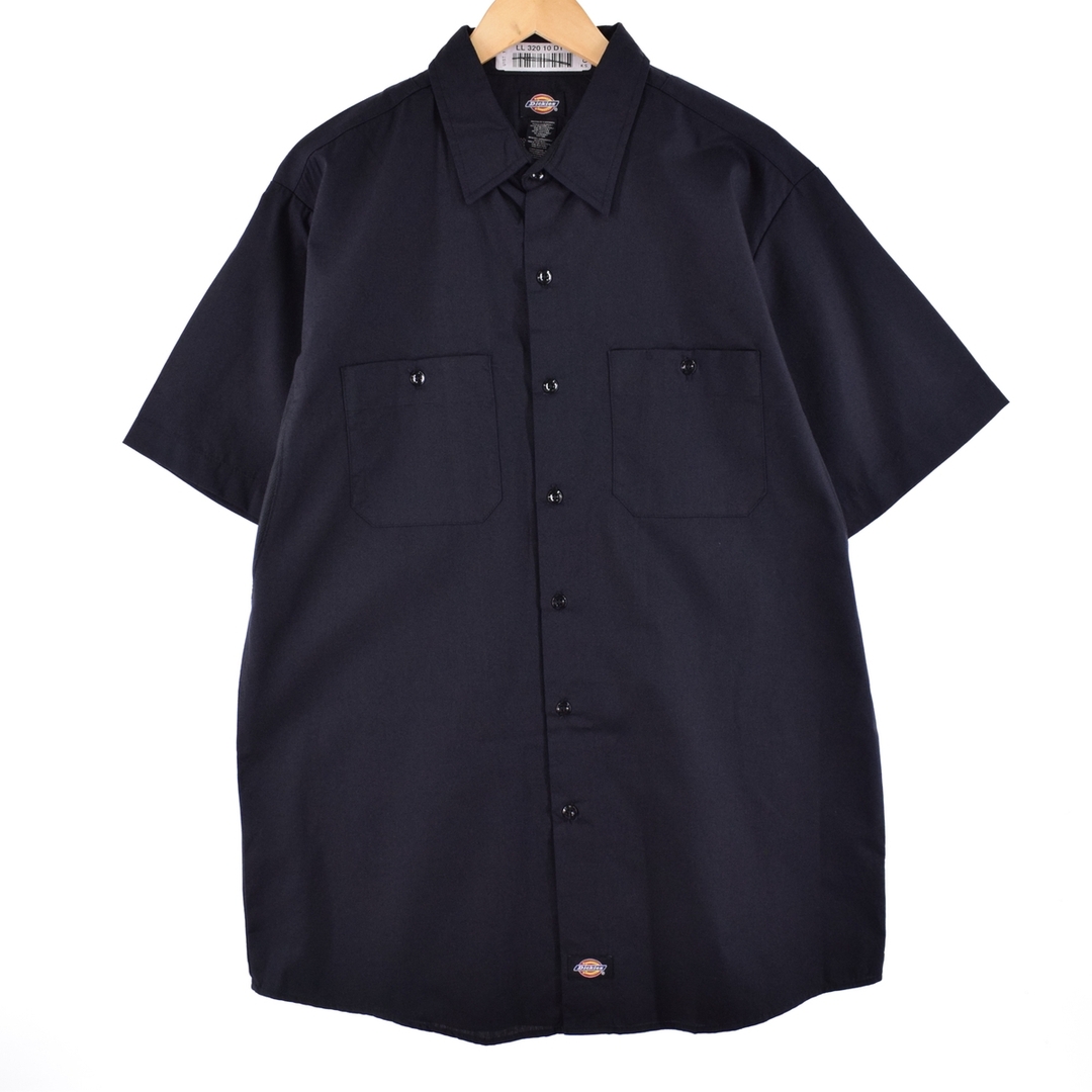 Dickies(ディッキーズ)の古着 ディッキーズ Dickies 半袖 ワークシャツ メンズL /eaa350021 メンズのトップス(シャツ)の商品写真