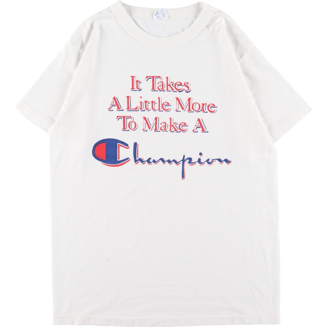 80年代 チャンピオン Champion トリコタグ ロゴプリントTシャツ USA製 メンズS ヴィンテージ /eaa349900