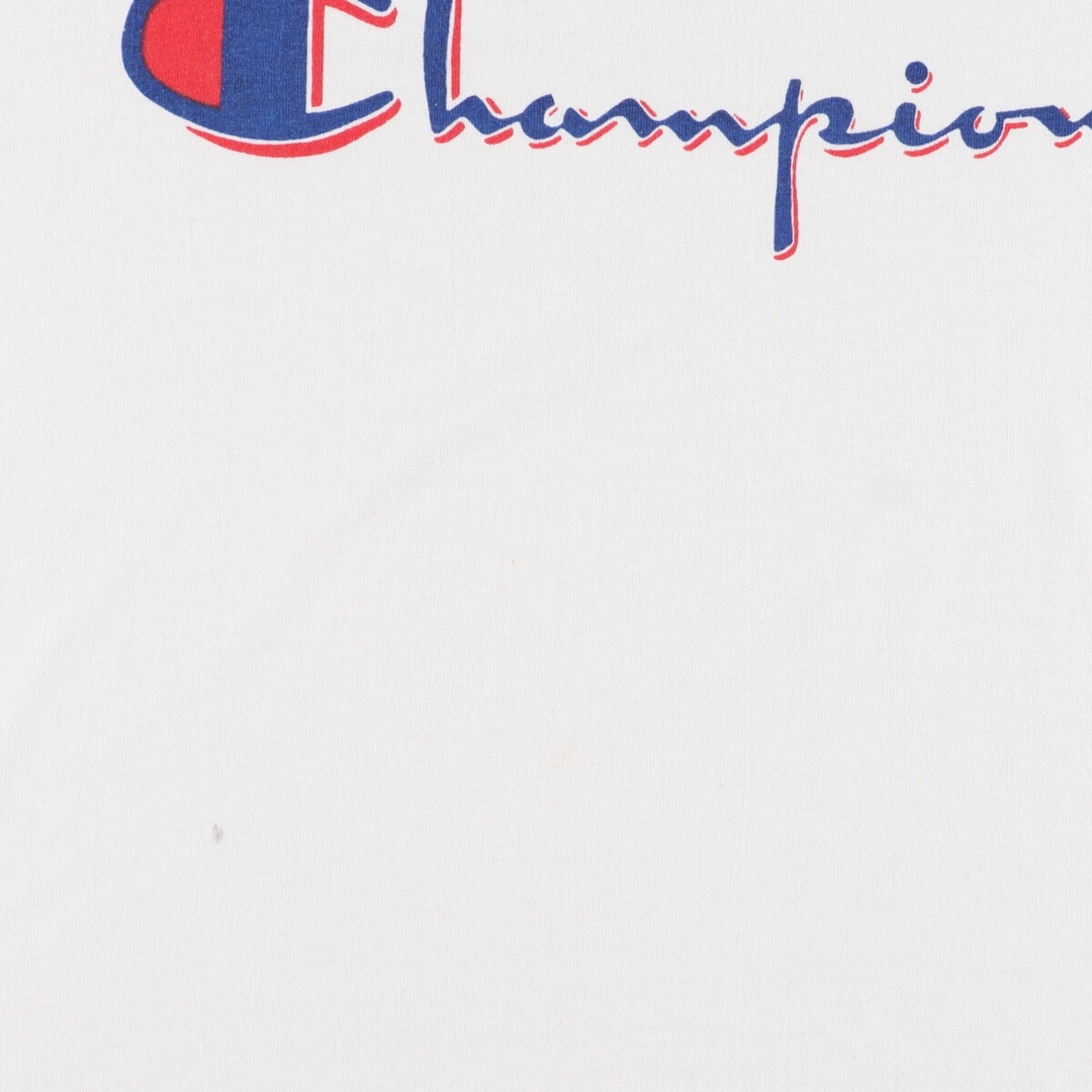 80年代 チャンピオン Champion トリコタグ ロゴプリントTシャツ USA製 メンズM ヴィンテージ /eaa342802