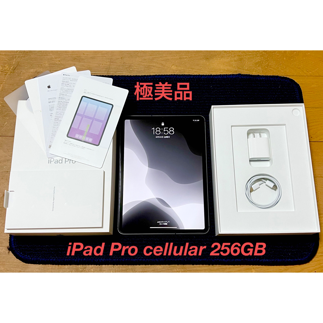 極美品　iPad Pro 第1世代 cellular 256GB スペースグレイ