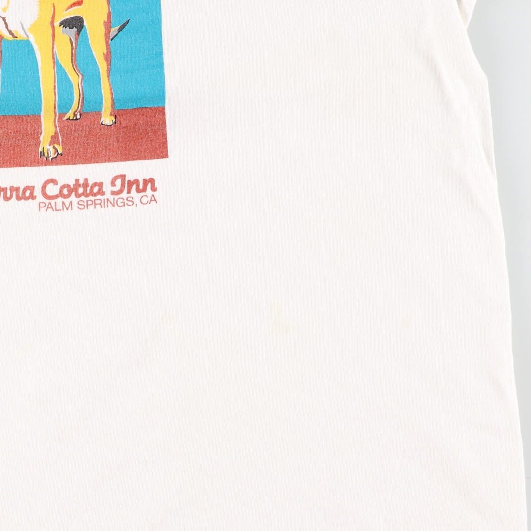 90年代 オニータ ONEITA 犬柄 アニマルプリントTシャツ メンズL ヴィンテージ /eaa349724515cm袖丈