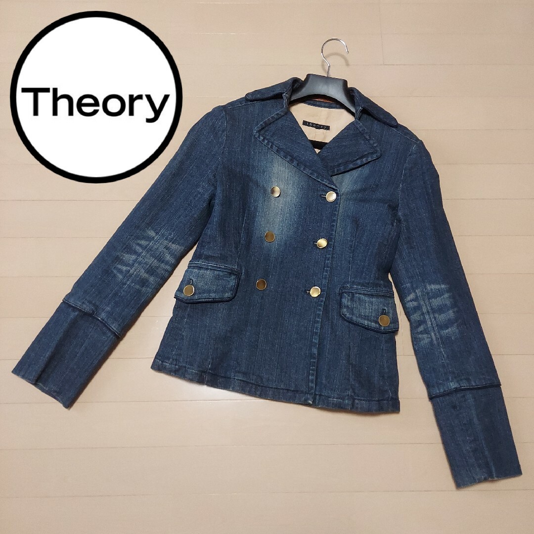 美品】Theory（セオリー）/ ダブルボタンジャケット-